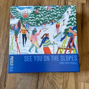 PuzzleFolk See You On The Slopes 1000 piece Puzzle  *New in box
